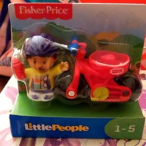 Fisher Price Little people guy with bike